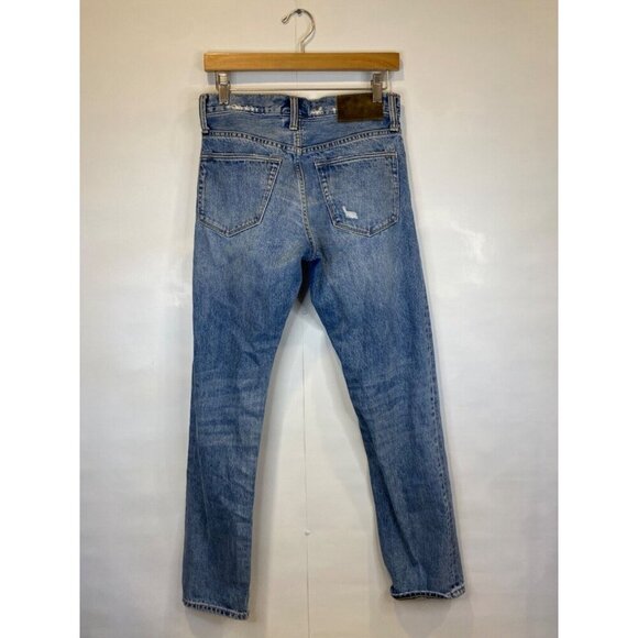 Todd Snyder Men's 28x32 Slim Fit Selvedge Jean Medium Wash Distressed GUC - Picture 3 of 8